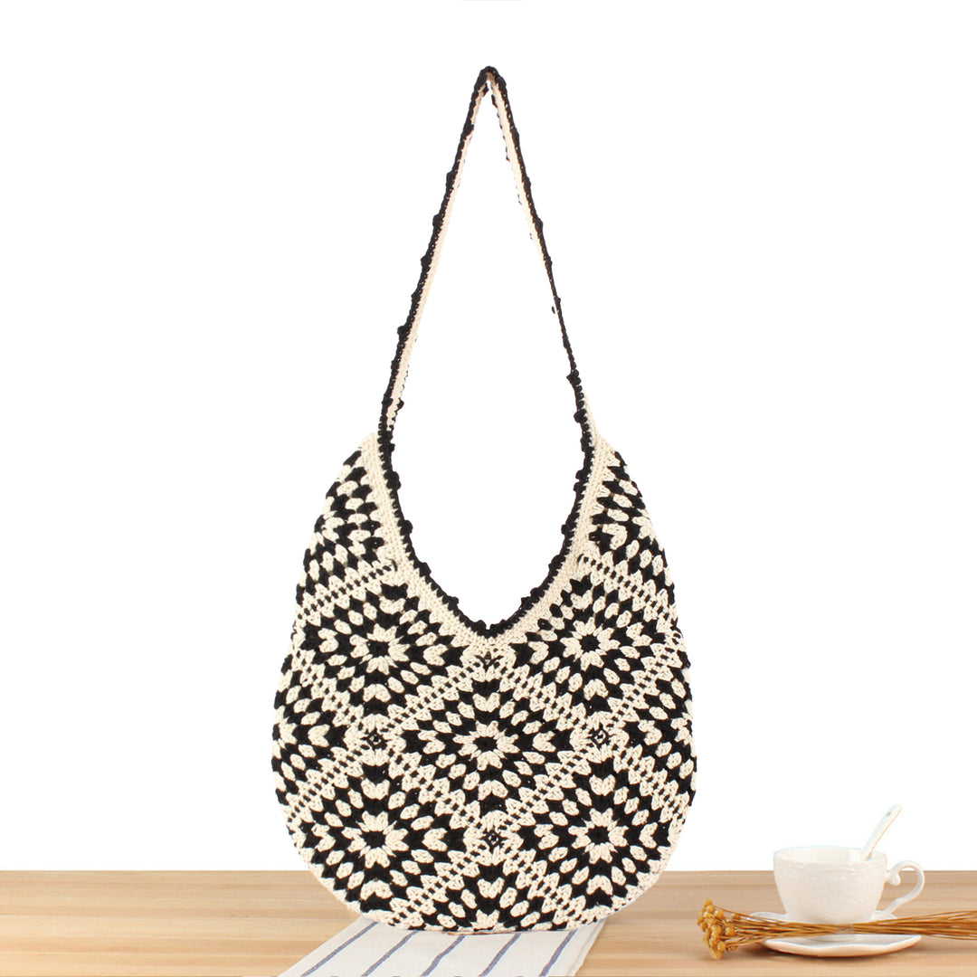 Handbag in modern crochet pattern Skanto