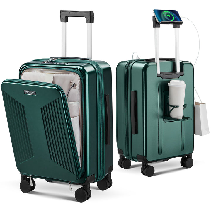 Unisex Smart Charging Hard Shell Trolley Bagasje Skanto