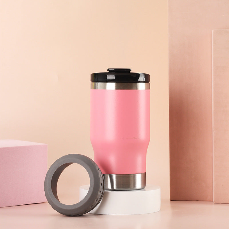 Dame Isolert Kaffeekopp med rutsjsikker silikonunderlag Skanto