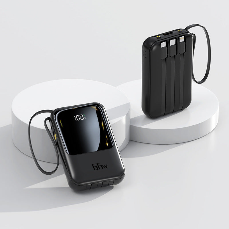 Bærbar Powerbank med hurtigladefunksjon og digital skjerm Skanto