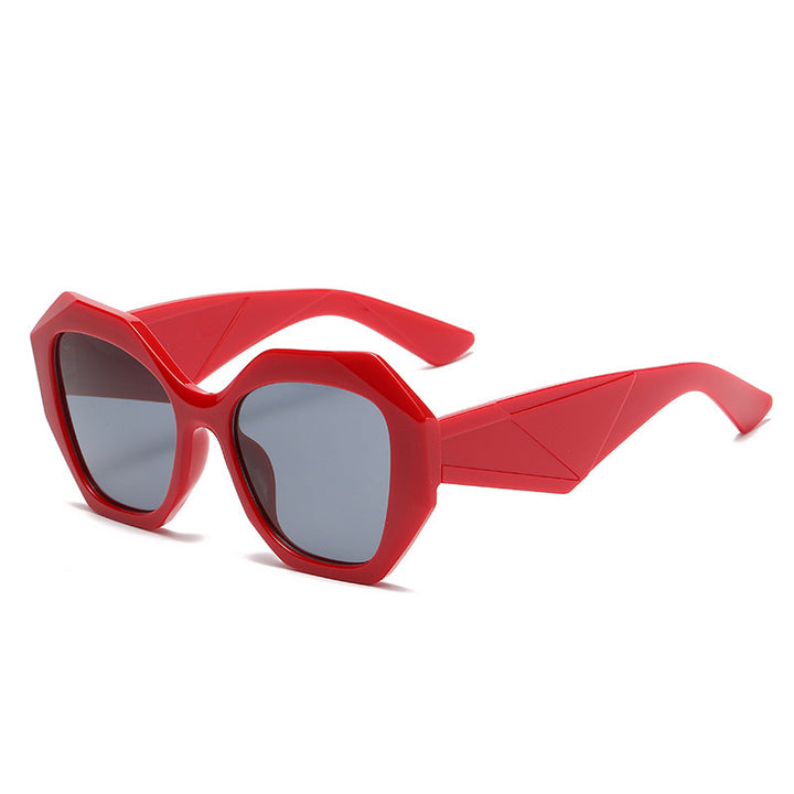 Damer eksepsjonell polygonal solbrille Skanto