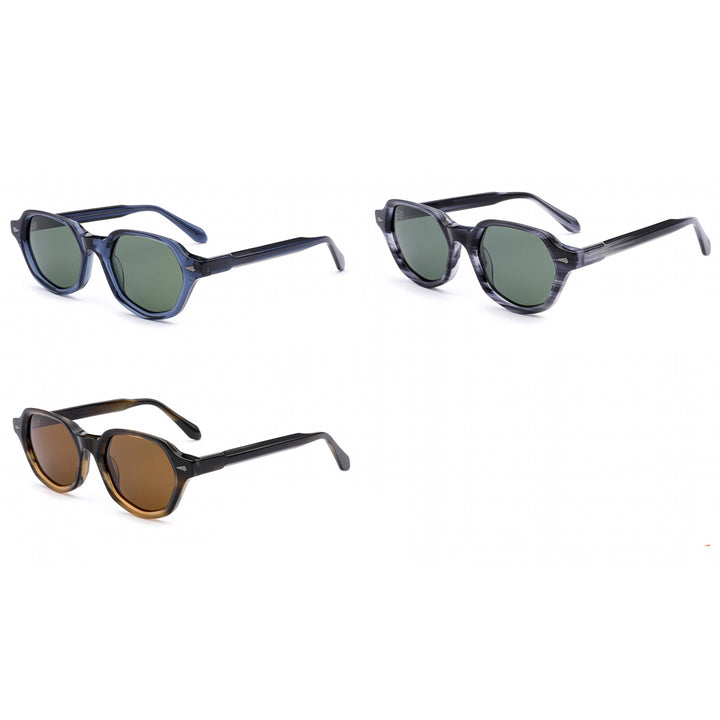 Dame Design solbrille med unikt ramme og UV-beskyttelse Skanto