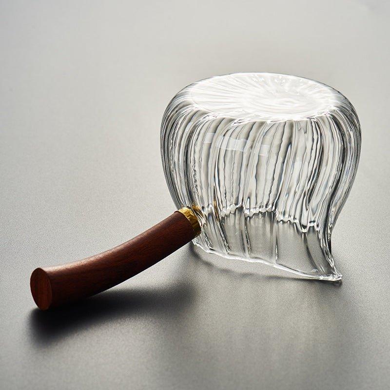 Glass Pot With Wooden Handle | Skanto