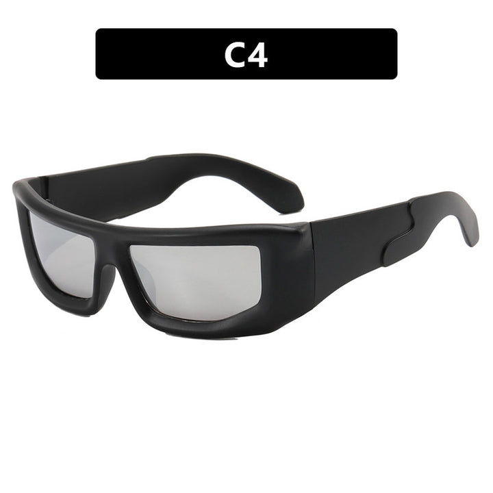 Dame sporty solbriller med stilfull metallramme Skanto