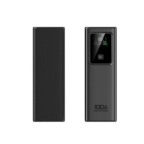 Powerbank med integrert LCD-skjerm og supersrask ladefunksjon Skanto