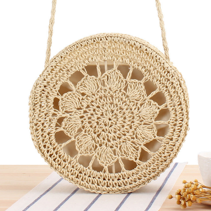 Rund Makramee Crossbody Bag Skanto
