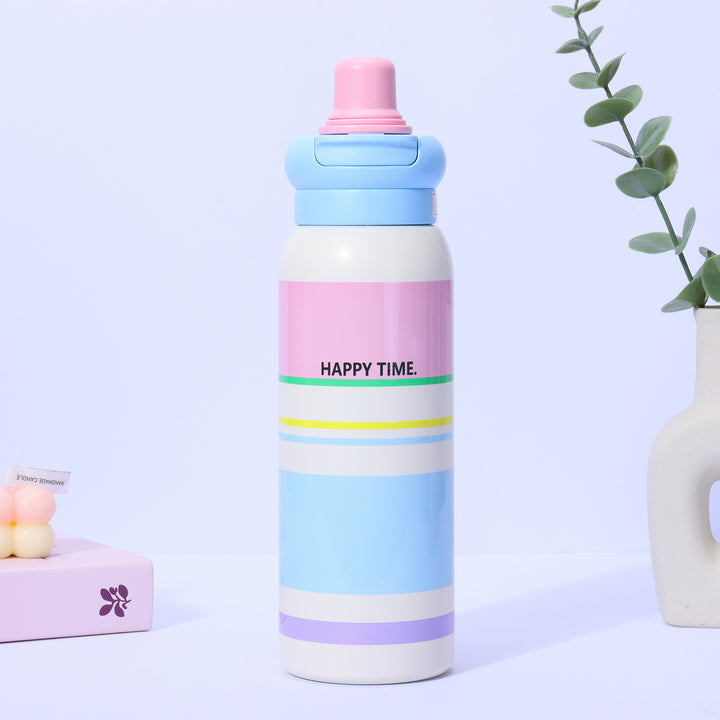 Dame Termo-Drikke flaske med rutsjefritt grep og uvanlig design Skanto