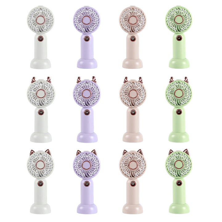 Dame Mini USB Håndvifte med Kattører Skanto