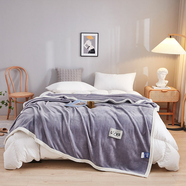 Damer komfortabel fleece-teppe med leken sky mønster Skanto