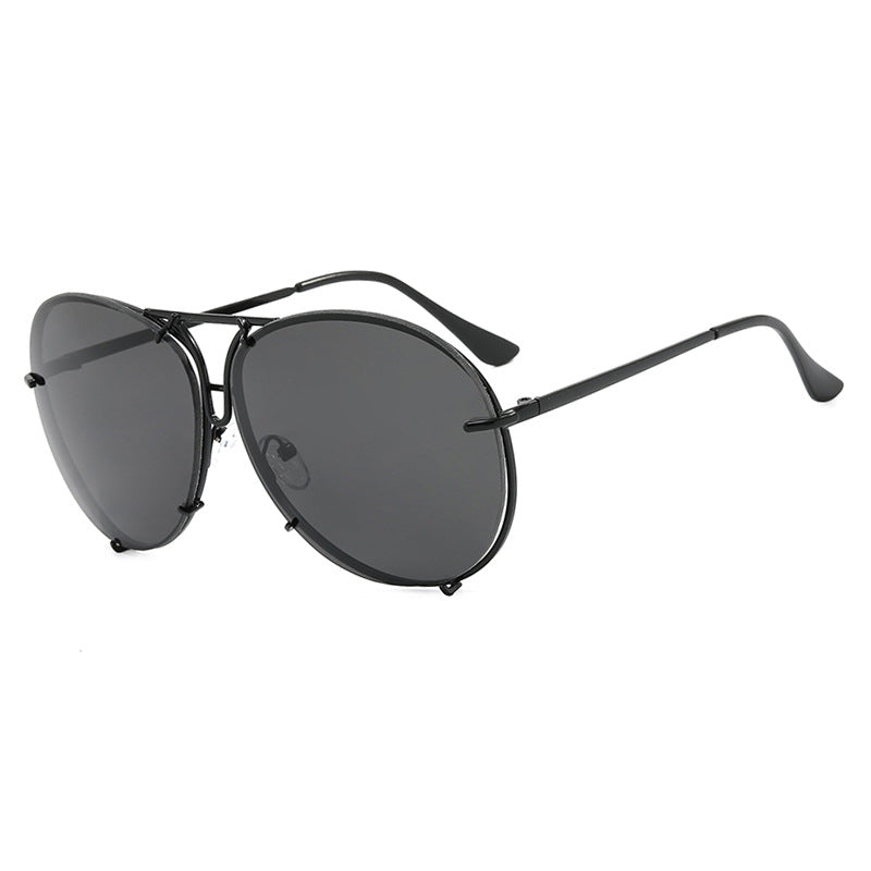 Women's Aviator Sunglasses with Stylish Metal Frame and UV Protection Skanto