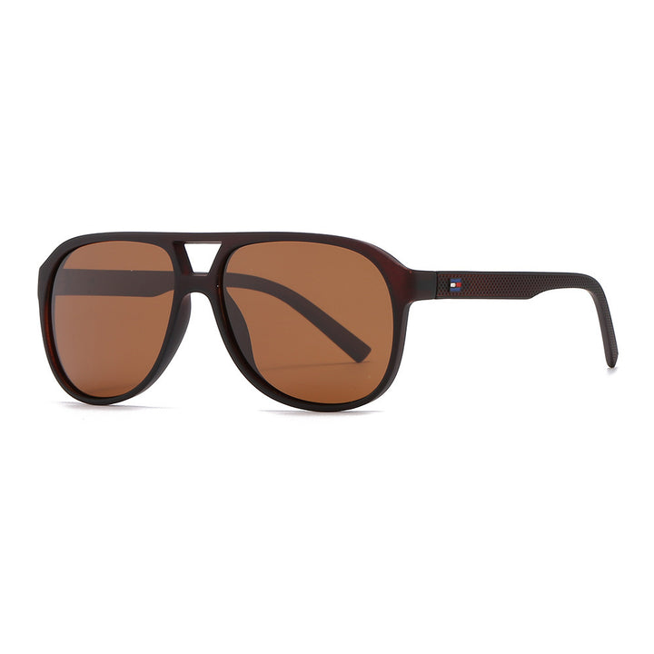 Herre Sleek Oversized Shield Solbriller Skanto