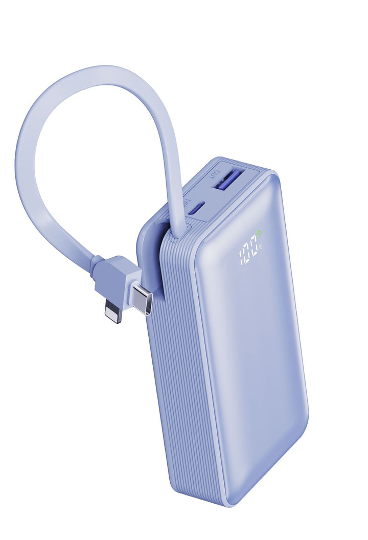 Høyytelses powerbank med intuitivt LED-display Skanto