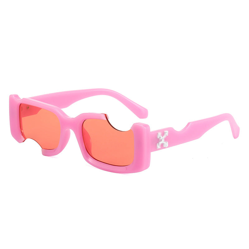 Dame eksklusiv moderne solbrille med futuristisk design Skanto