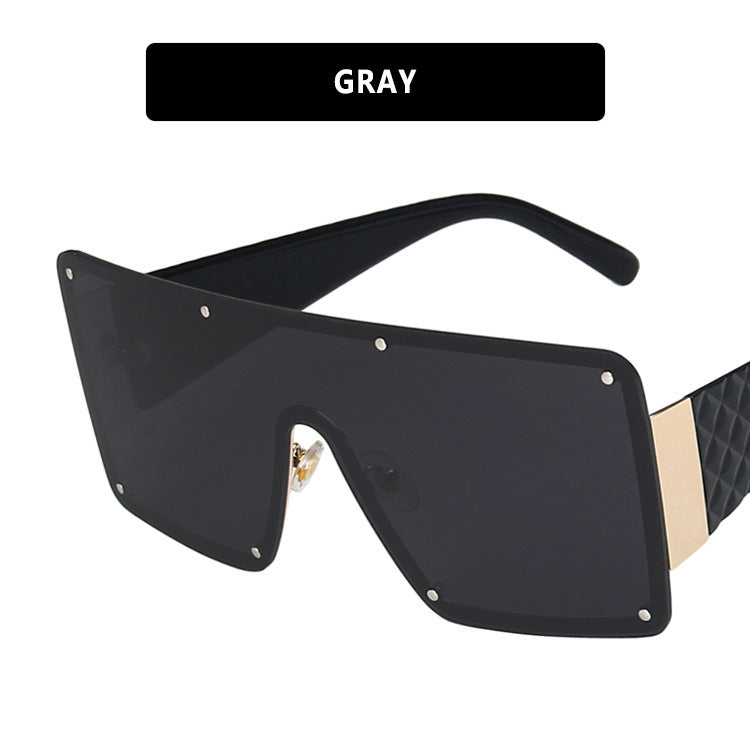 Women's geometric oversized sunglasses with gradient lenses Skanto