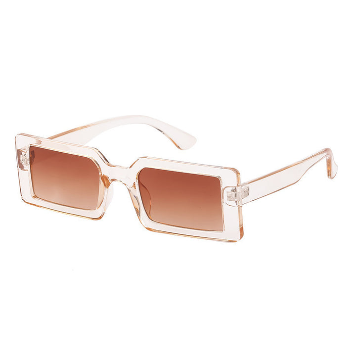 Dame moteriktig transparent hjørne solbrille Skanto