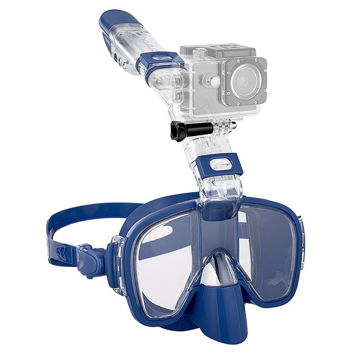 Snorkelmaske med integrert svømmebrille Skanto