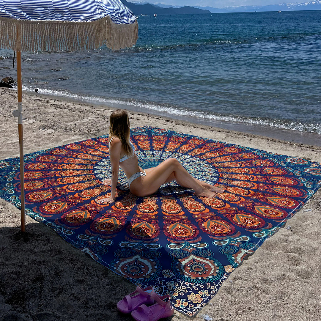 Mandala Design Strandmat Skanto