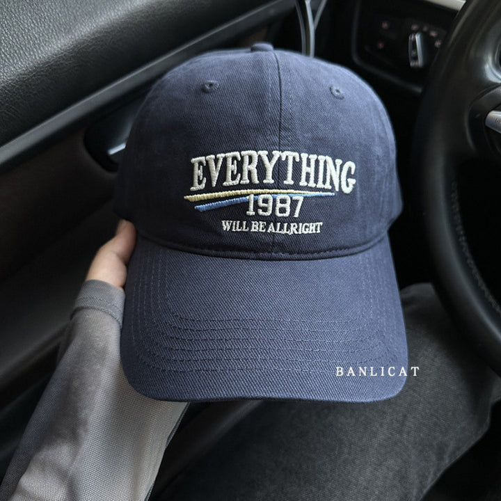 Herre Casual Brodert Uttal Baseball Cap Skanto