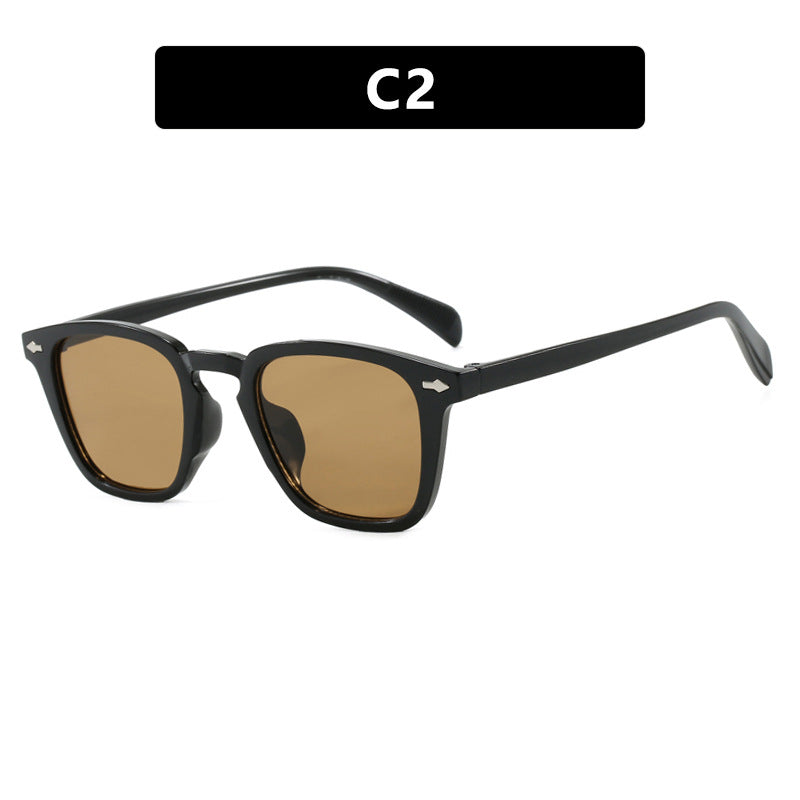 Women's Modern Square Sunglasses with Mirrored UV Protection Skanto
