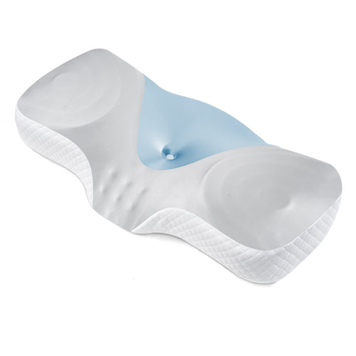 Ergonomisk nakkepute med memory-skum og kjølende gel-overflate Skanto