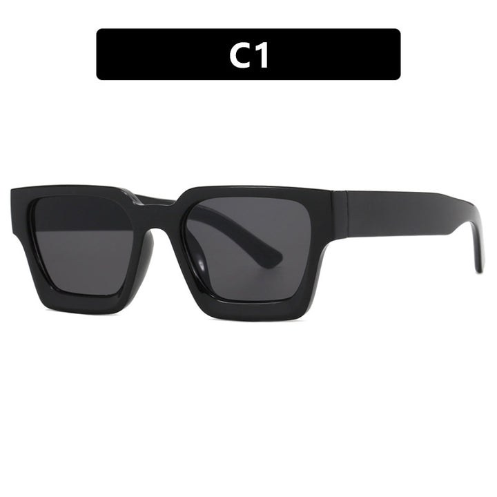 Women's Fashionable Square Reading Glasses with Transparent Frame Structure Skanto