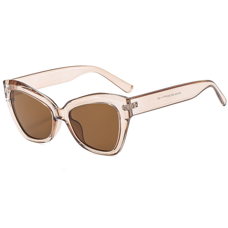 Dame Cat-Eye solbriller med markant ramme og polariserte linser Skanto