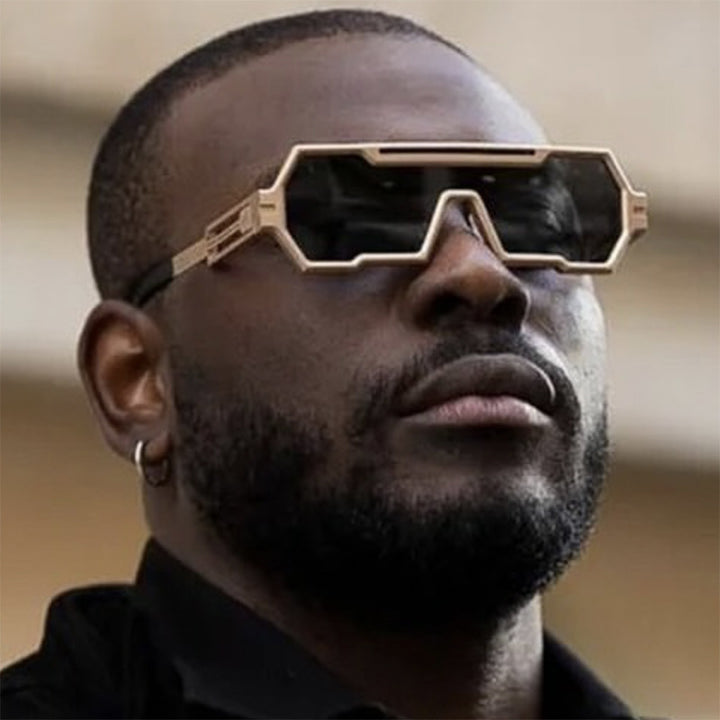 Women's futuristic sunglasses in striking hexagonal design Skanto