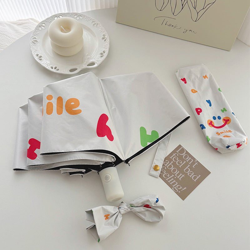 Dame Automatisk Folderegntrekk med lyst design Skanto