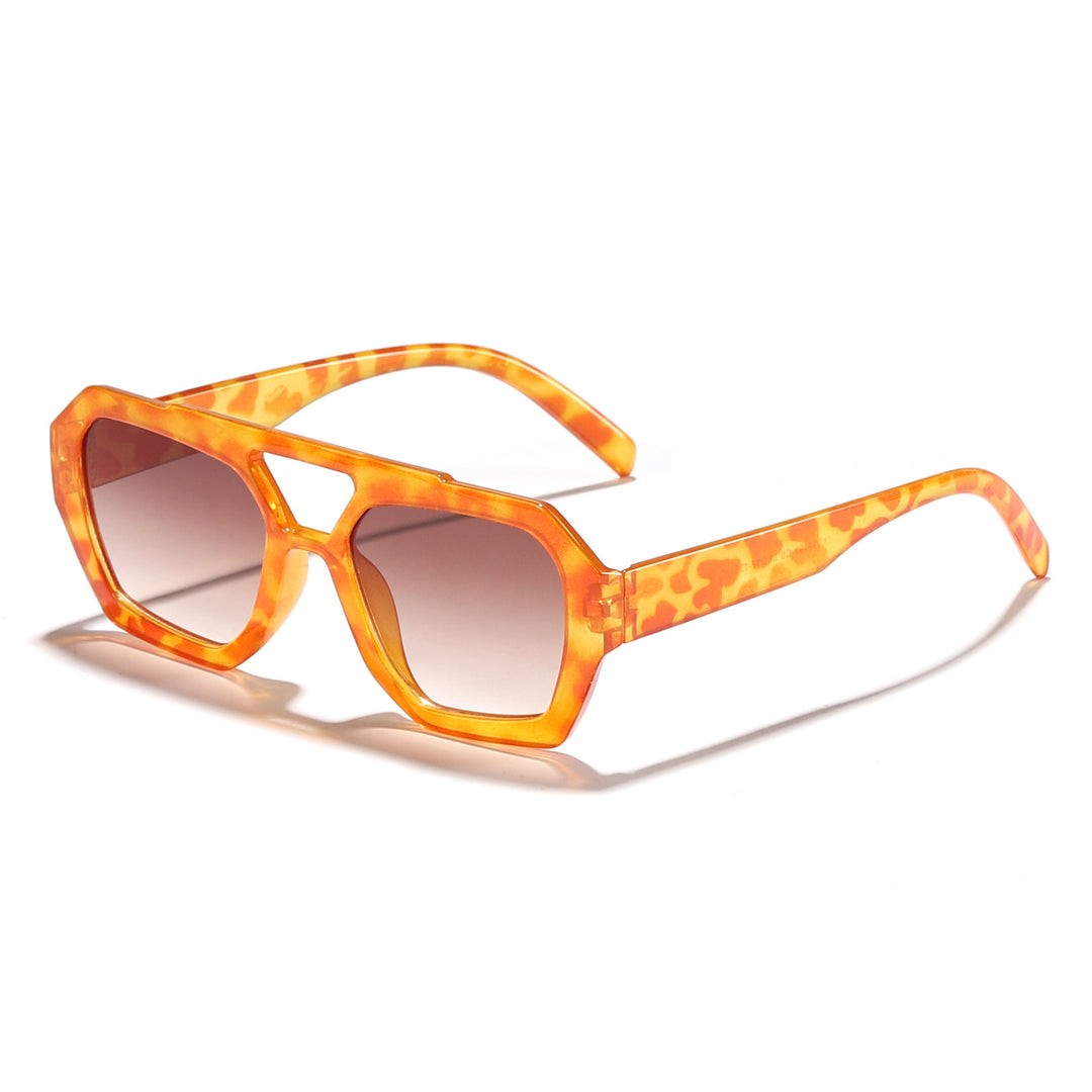 Dame moteriktig solbrille i eksklusiv oktagon-design Skanto