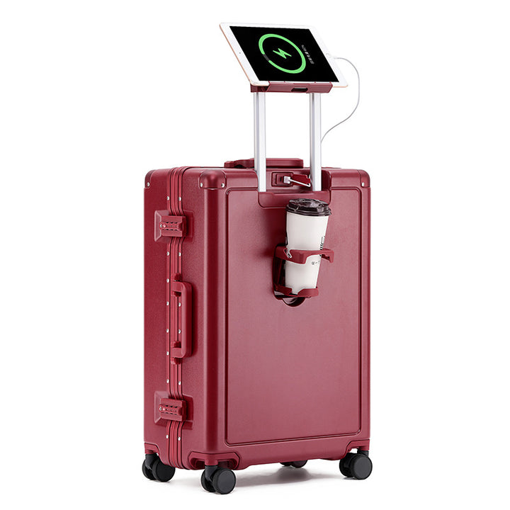Herre Smart Tech Rullende Reisetaske Skanto