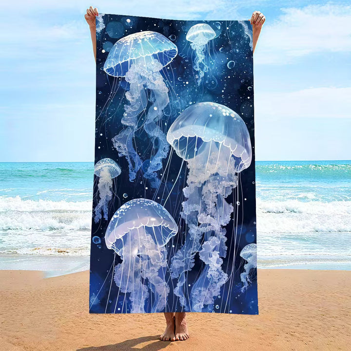 Women's beach towel with creative golf theme Skanto