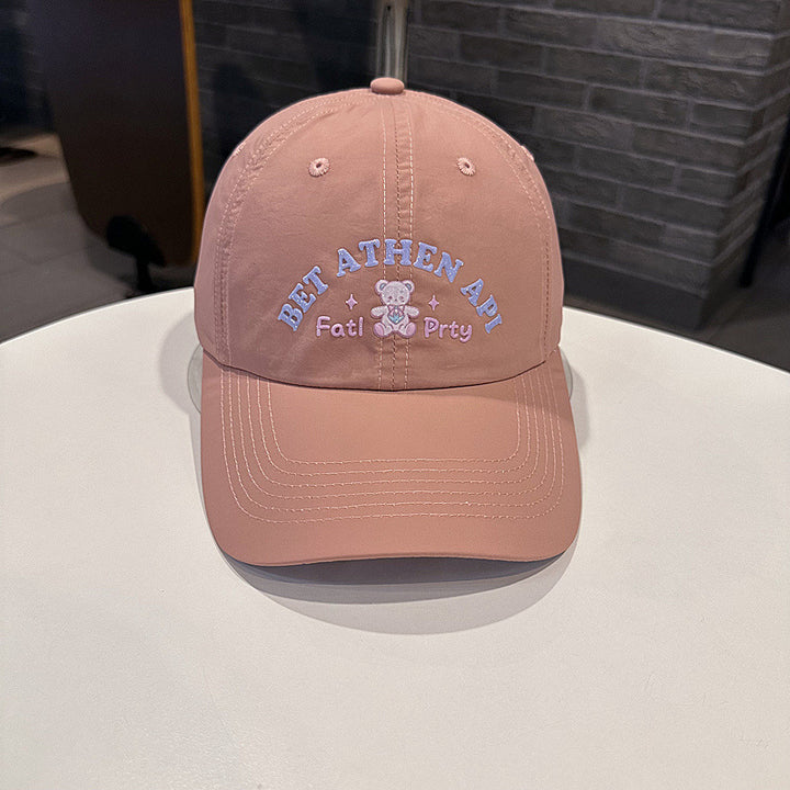 Kvinne Lekende Brodert Caps Skanto