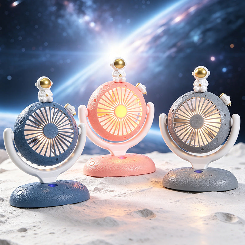 Dame bordvifte med kreativ astronautfigur Skanto