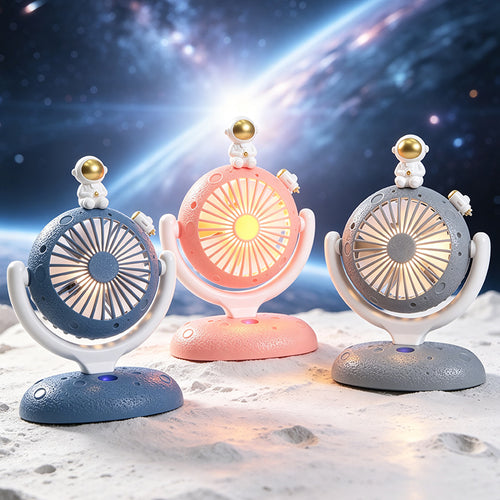 Dame bordvifte med kreativ astronautfigur Skanto