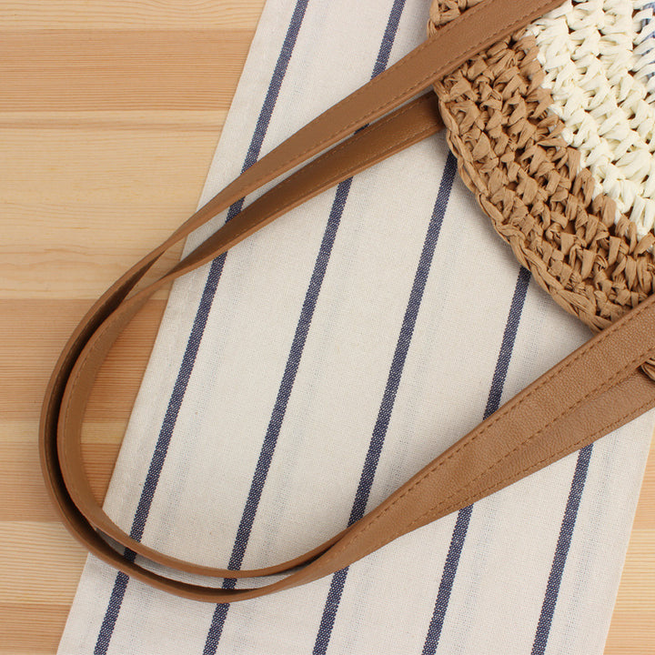 Round straw bag Skanto