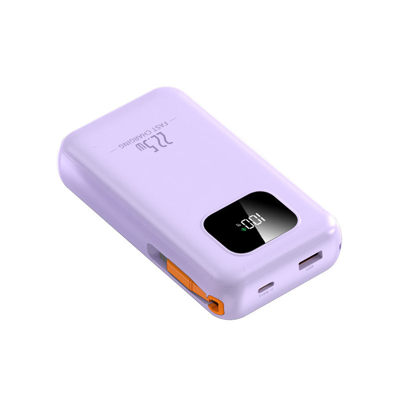 Høyytelses powerbank med intelligent LED-skjerm og hurtiglading funksjon Skanto