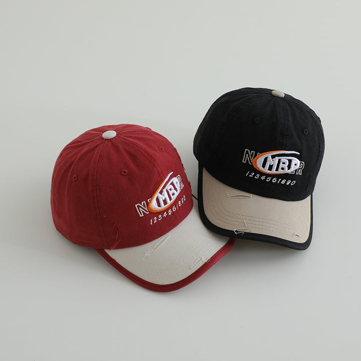 Herrebekymret Bomull Logo Baseball Caps Skanto