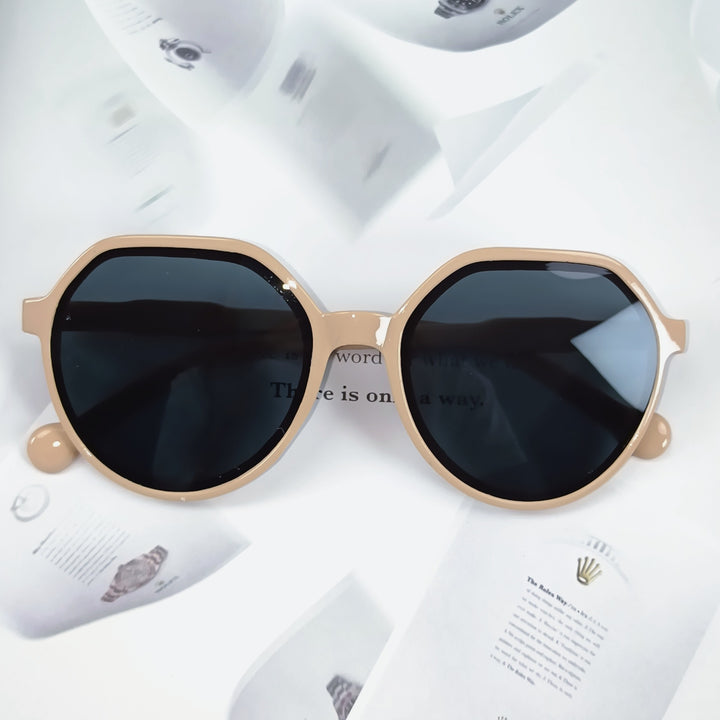 Dame Geometrisk solbrille med ekstravagant aksent Skanto
