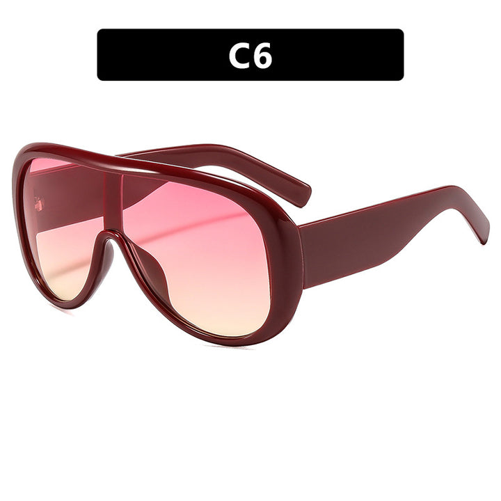 Women's oversized retro-inspired sports sunglasses Skanto