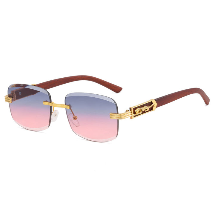 Dame designer solbrille med luksuriøse accenter Skanto