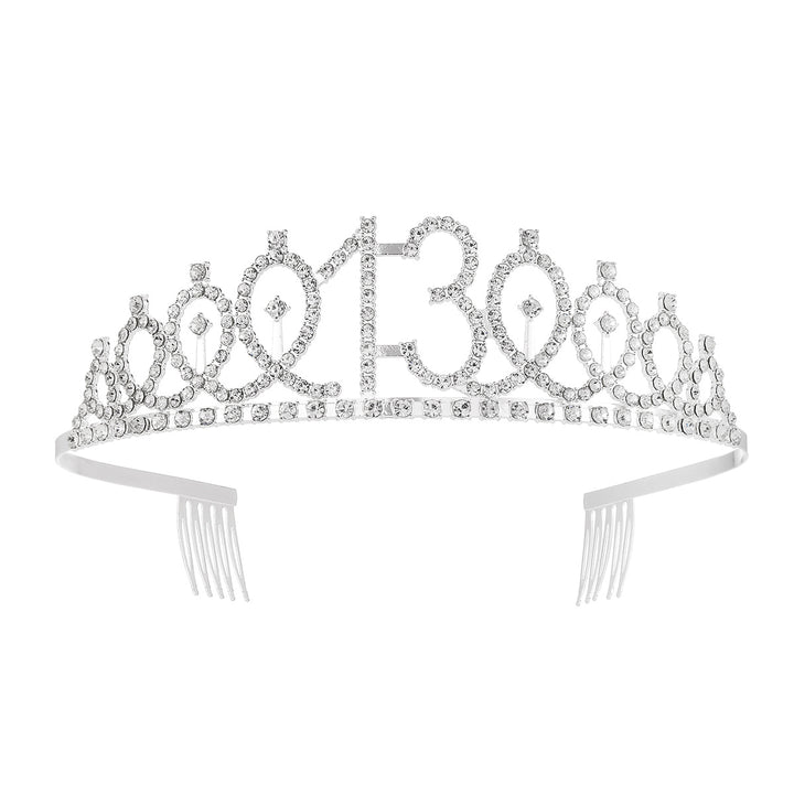 Dame Glitrende Krone med Swarovski-stener Skanto