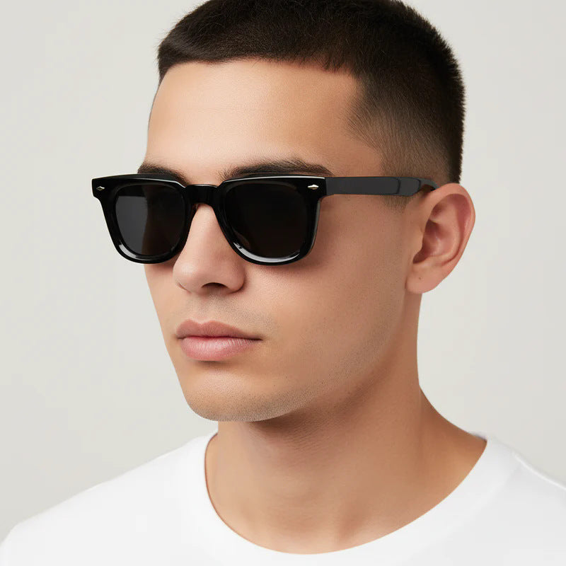 Unisex Chic Gjennomsiktig Ramme Solbriller Skanto