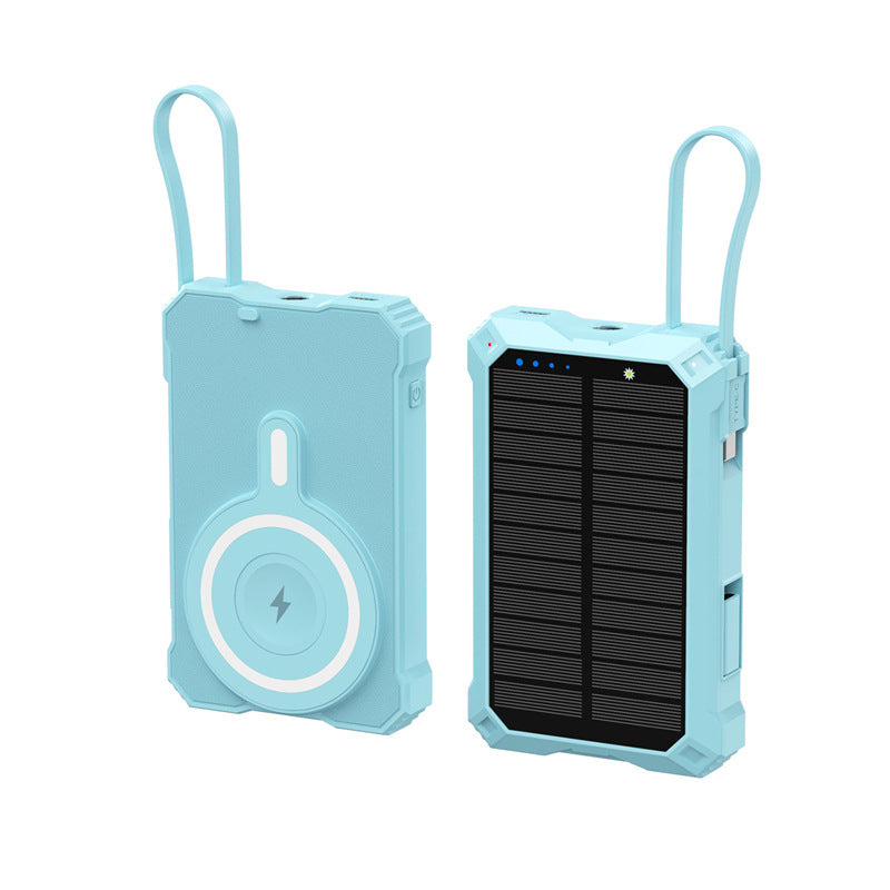 Solar Powerbank med trådløs ladefunksjon Skanto