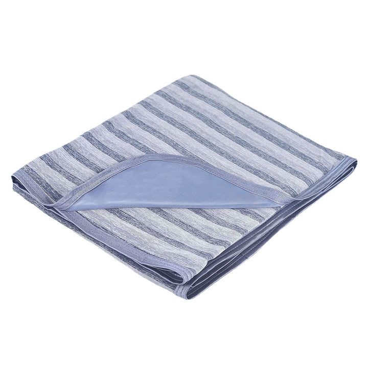 Dame myk og pustende stripe-fleece-teppe Skanto