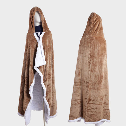 Dame plysj teppe med dobbel fleece Skanto