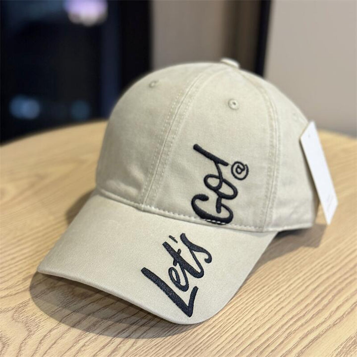 Kvinners brodert casual bomull baseball caps Skanto