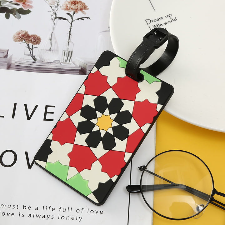 Unisex Bagasjevippe med moderne geometrisk design Skanto