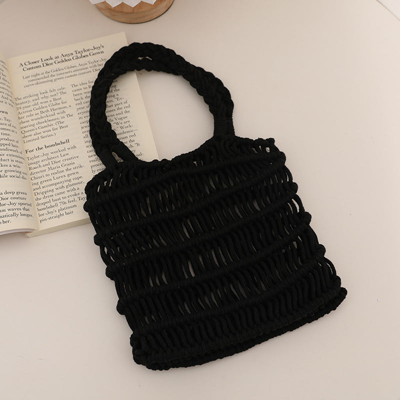 Braided Macrame Crossbody Bag Skanto