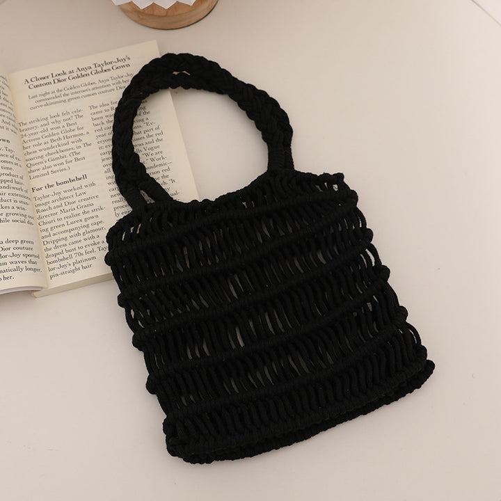 Braided Macrame Crossbody Bag Skanto