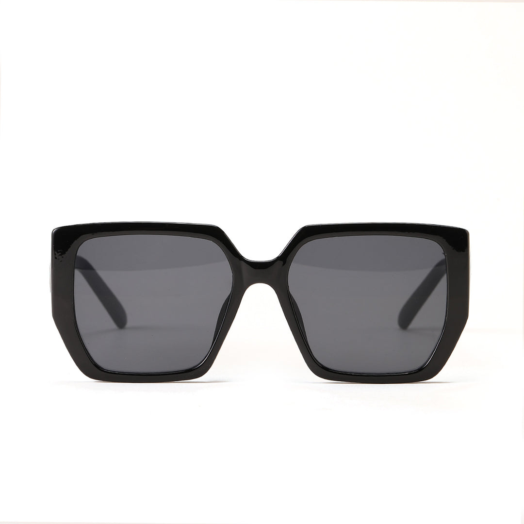 Dame kvadratisk solbrille med beskyttende UV-beskyttelse og moderne design Skanto